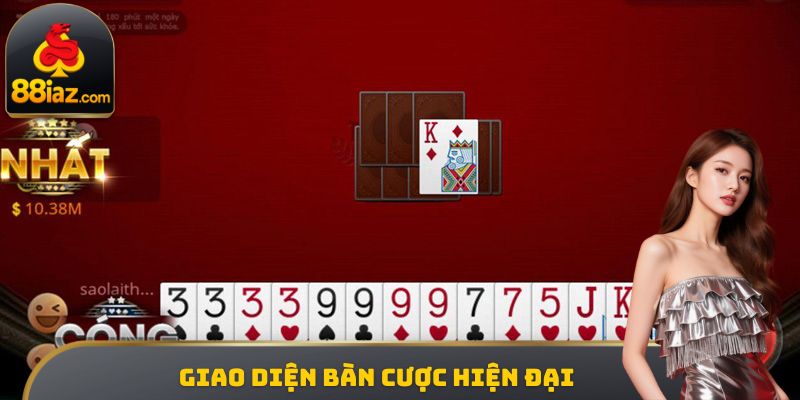 Giao diện bàn cược hiện đại