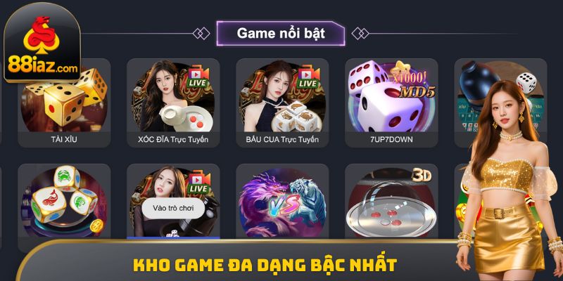 Kho game đa dạng bậc nhất