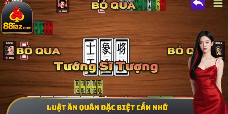 Luật ăn quân đặc biệt cần nhớ