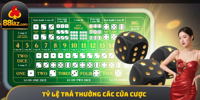 Tỷ lệ trả thưởng các cửa cược
